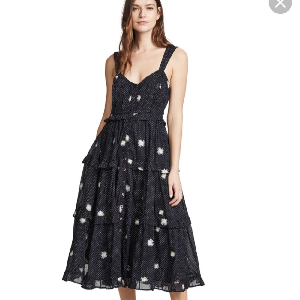 Free people daisy patterned dress
